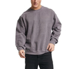 High Quality Men Washed Sweatshirts Drop Shoulder Oversized Men Crewneck Sweatshirts