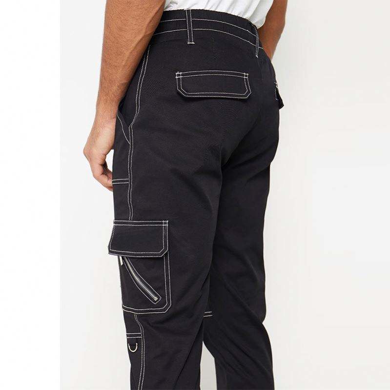 OEM Manufacturers Custom Contrast Stitch Cargo Pants