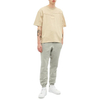 100% puuvillaa ubbed Crewneck muoti mukautetut logo miehet lyhytaikaiset ahdistuneet t-paidat