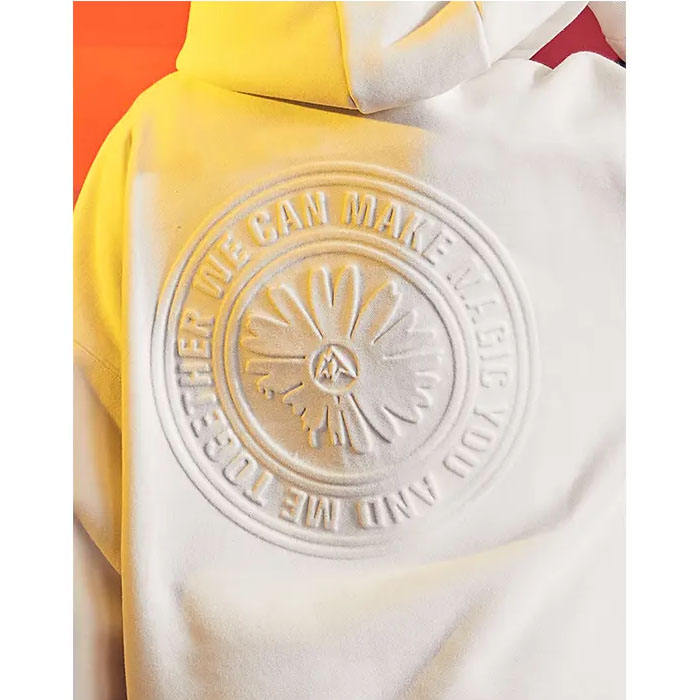 100% Cotton Nam Logo tùy chỉnh Áo Unisex In chữ 3D Áo hoodie nổi