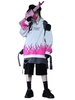 Custom Cotton High Quality Mens Oversized Flame Printed Pullover Hoodies