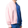 New Style Custom Logo Print Color Block Oversized Hoodies Mens