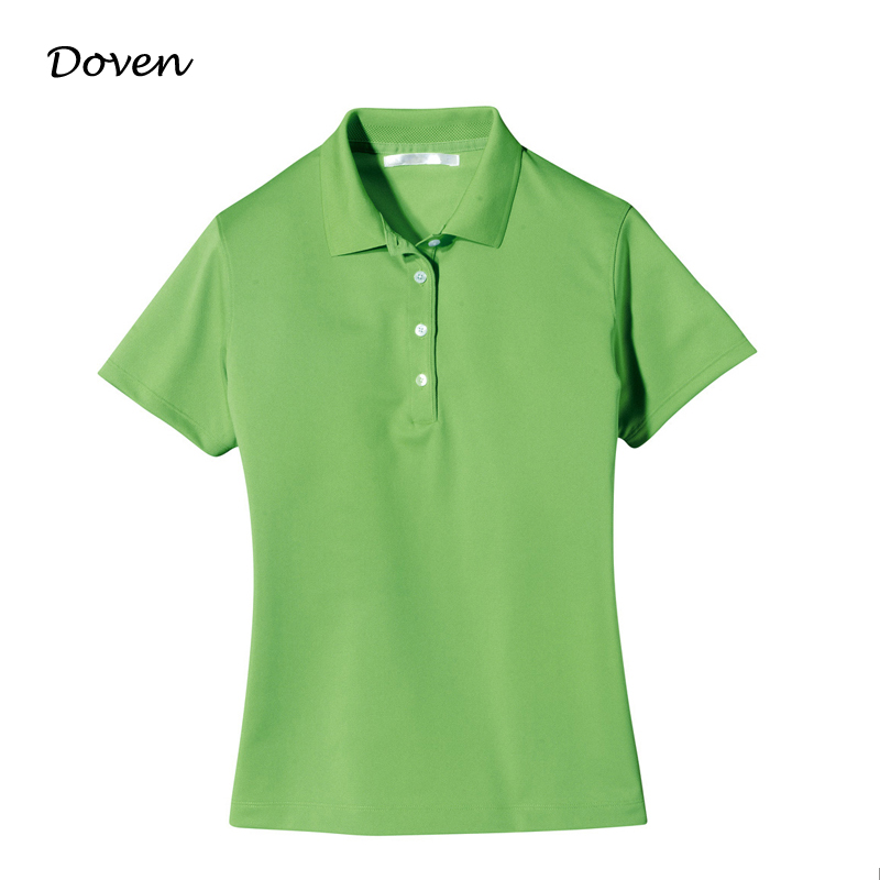 Engros damer sportsuniform slank fit polo skjorte for kvinner