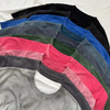 100% coton 250 gsm lourde poids lourd Spray Gradient Gradient vintage T-shirt lavé T-shirt Tshirt