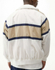 Oem Manufacturer Custom Mens Zipper Up Nylon Colorblock Windbreaker Track Top Ribbing Hem Jacket