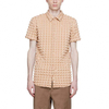 OEM Manufacturer Custom Summer Style Men Square Collar High Quality Polyester Fashion Short Sleeve Shirt For Men