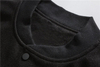 OEM Manufacturer Custom Men's Leather Fashion Solid Color Stitching Sleeve Coat Jacket