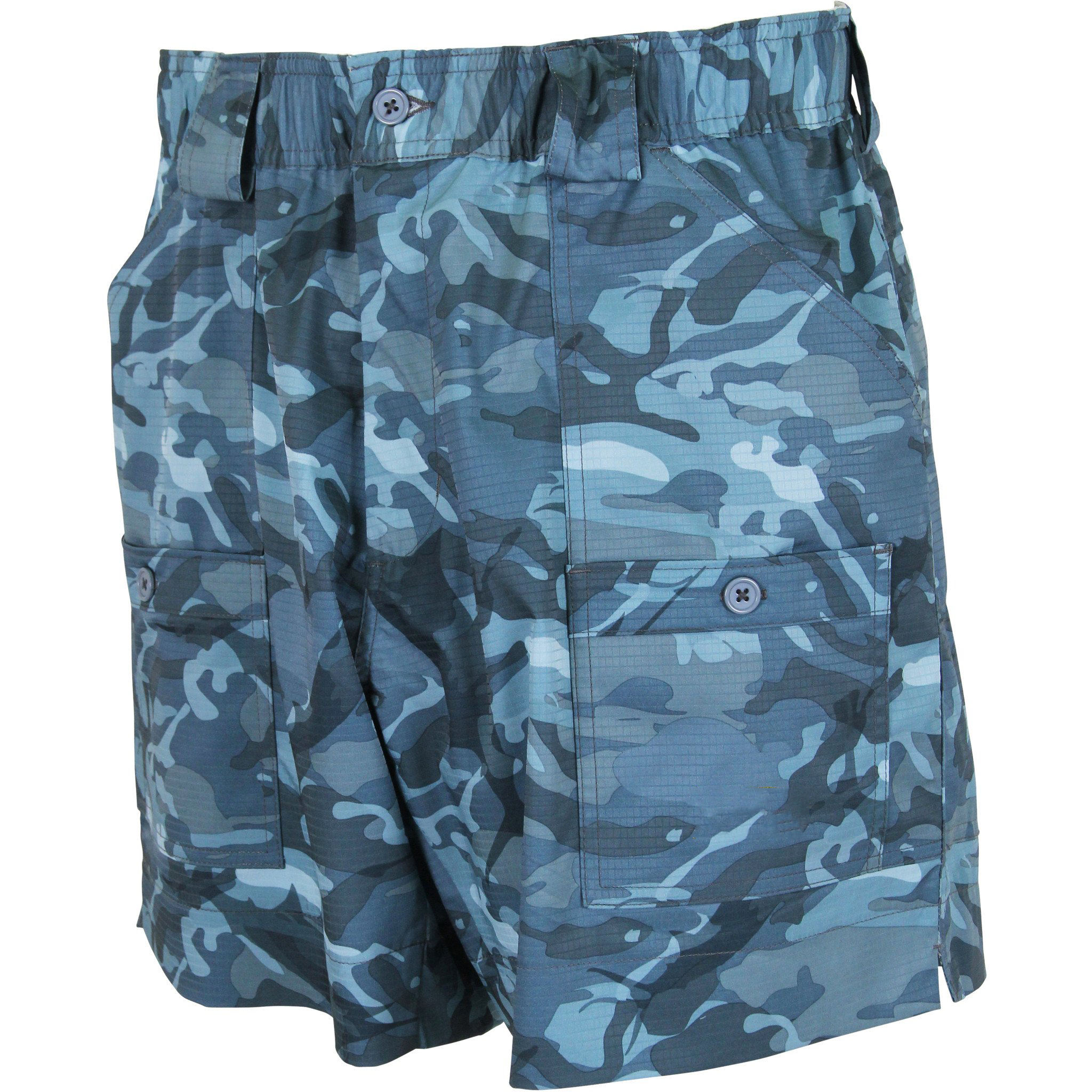 OEM Manufacturer Custom Logo 95% Polyester 5% Elastane Camo Quick Dry Men Fishing Shorts