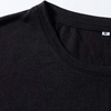 Oem Custom Logo Black O-Neck Screen Print T-Shirt Men Short Sleeve 50/50 Cotton Polyester T Shirt