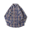 OEM Manufacturer Wholesale Cotton Casual Oversize Size Full Plaid Printed Vintage Lapel Shirts For Men