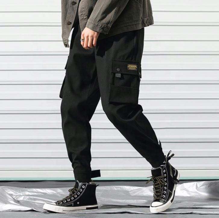 OEM Manufacturer 2022 Custom Mens Clothing Tactical Pants Multi Pockets Hip Hop Cargo Pants