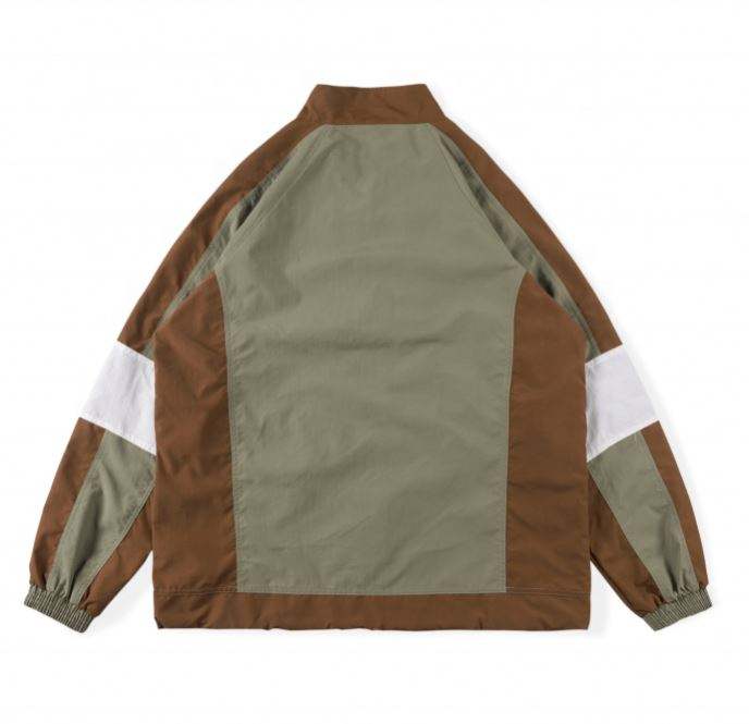 Oem Manufacturer Customized Color Block Patchwork Coat Casual Plus Sizes Men's Jacket