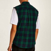OEM Manufacturer Mens Casual Shirts Flannel Plaid Sleeveless Custom Shirt