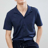 OEM Manufacturer Mens Casual Shirts Button Down Big Revere Collar Shirt