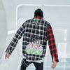 OEM Manufacturer Custom Autumn Color Block Men Plaid Flannel Shirts