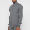 Custom Piped Men's Jacket Stand Collar Zip Fastening Mens Track Jacket