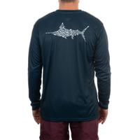 Персонализирано лого на OEM производителя 100% полиестерна бързосъхнеща UPF 50 слънцезащитна мъжка риза за риболов