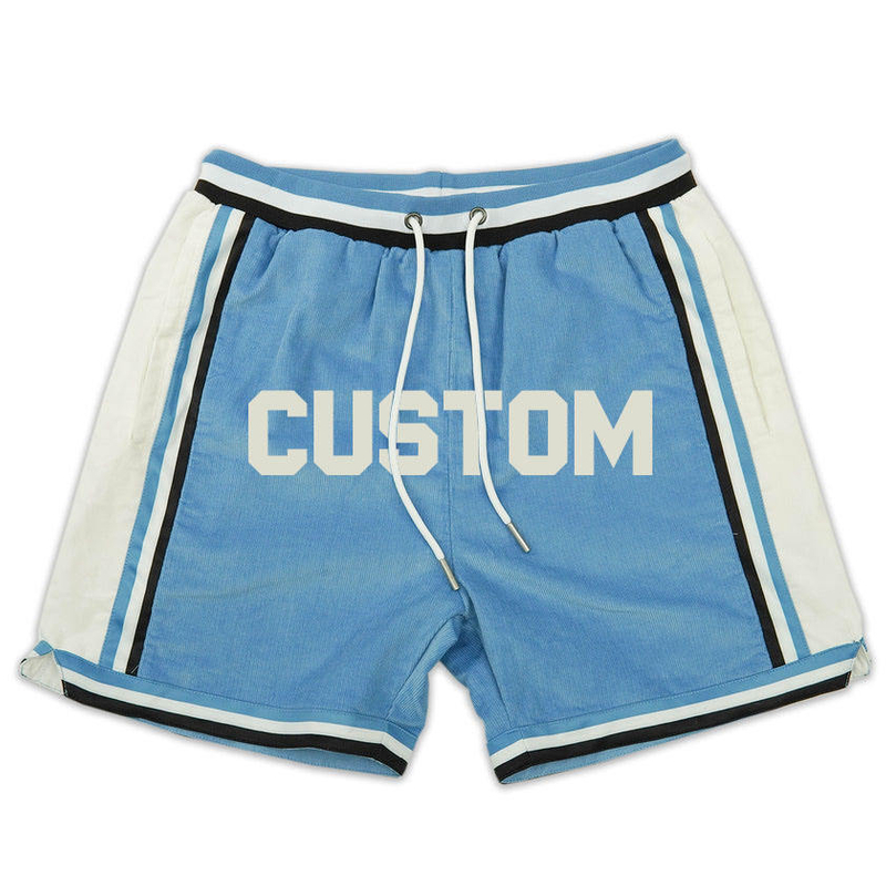 OEM -fabrikant Hoge kwaliteit Gym Sport Sweat Men Gedrukte aangepaste logo basketballen shorts