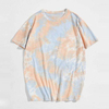 Clothing Factory Custom High Quality T Shirt Short Sleeve Men Summer Cotton Tie Dye T Shirt