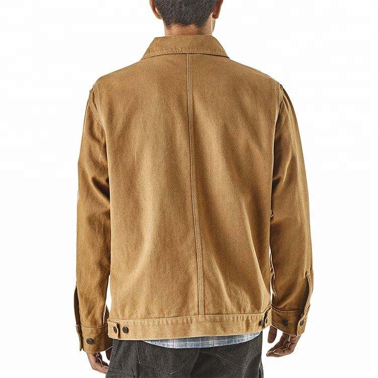 Latest Fashion Top Design Custom Mens Canvas Chore Jacket
