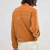 High Quality Customized Men Point Collar Cord Western Jacket In Mustard