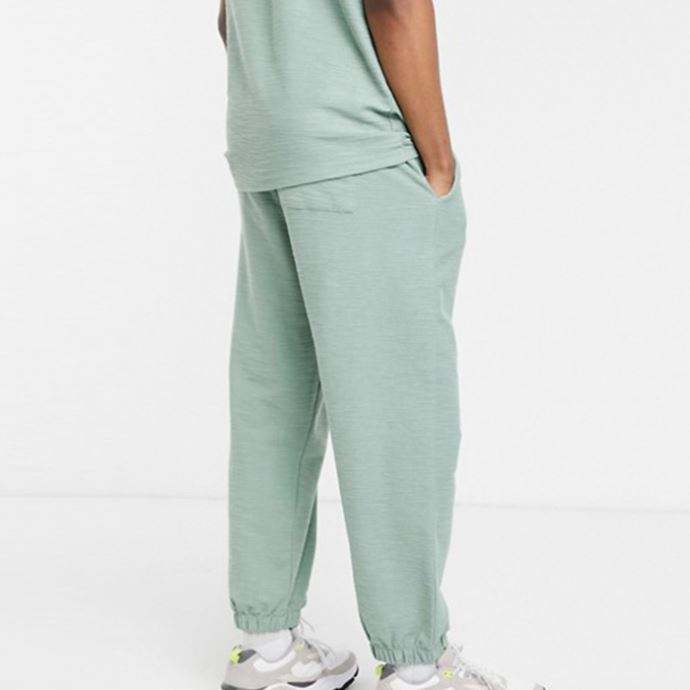 Summer Style Plain Men Tracksuit Set Two Piece T Shirt & Jogger Sets