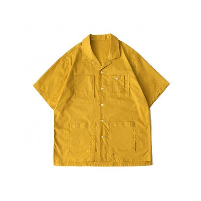 OEM Manufacturer Men's Cargo Simple Short Sleeve Loose Comfortable Short Sleeve Shirt