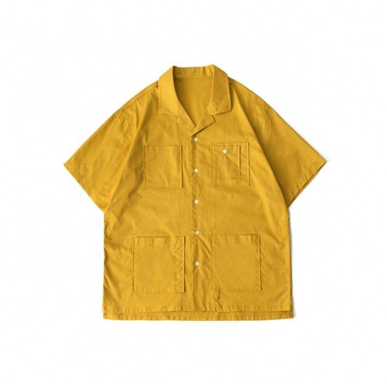 OEM Manufacturer Men's Cargo Simple Short Sleeve Loose Comfortable Short Sleeve Shirt