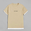 Wholesale Fashionable Tshirt Short Sleeve Round Neck Men Printed Tshirt