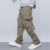 OEM Manufacturer Promotion Wholesale Custom Design Men's Overalls Big Pocket Cotton Pants For Men