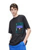 Wholesale Men Black Breathable Mesh T Shirt With Pockets