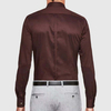 OEM Proizvajalec visokokakovostna moška obleka majica Burgund Slim Fit Redni ovratnik z dolgimi rokavi