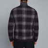 Custom Logo Design Regular Fit Checked Shirt Long Sleeve Buttoned Cuffs Men's Plaid Jackets