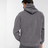 OEM Manufacturer Custom Men's Thickness Heavyweight Cotton Oversized Vintage Washed Grey Hoodie Pullover