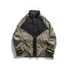 OEM Manufacturer Custom Fashion Contrast Stitching Stand Collar Loose Coats Jacket