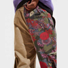 OEM Manufacturer Custom Wholesale High Quality Khaki Patch Two Tone Cargo Custom Pants