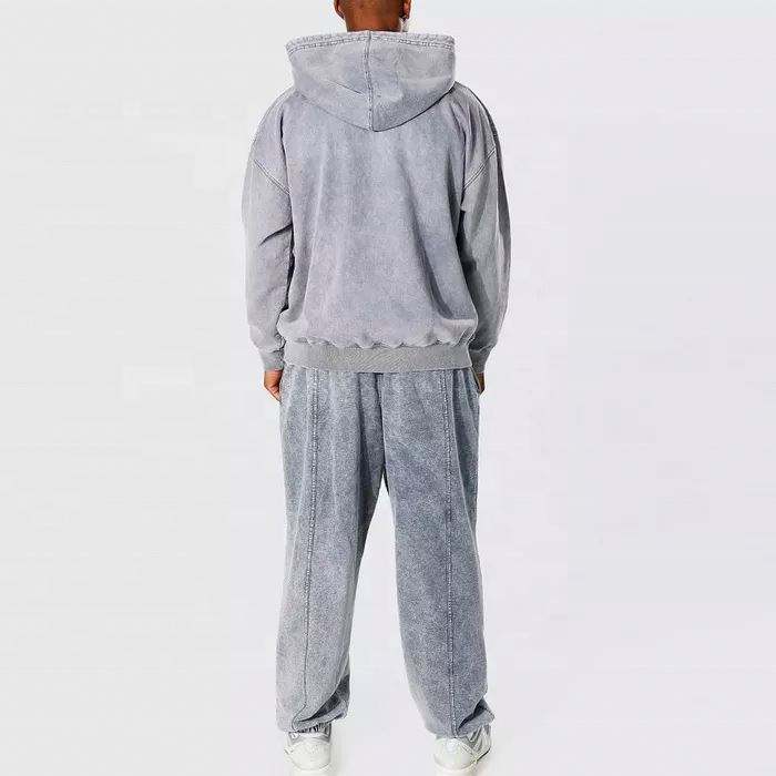 OEM Manufacturer Service Custom Streetwear Heavyweight Hoodie 100% Cotton Men Oversized Washed Vintage Hoodie