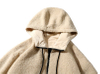 Oem Manufacturer Hoodie Customized Big Yards Men's Clothing Fashion Pocket Granular Fleece Pullover Jacket