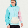 OEM Manufacturer Custom New Design Blank High Quality Long Sleeve Pullover Colorful Patchwork Cotton Hoodies