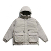 Oem Manufacturer Men's Hooded Cotton-Padded Coat Fashion Simple Print Jacket
