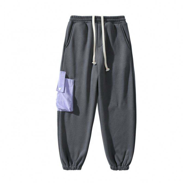 OEM Manufacturer Custom Men's Sweatpants Loose Comfortable Trousers Simple Casual Pants Jacket