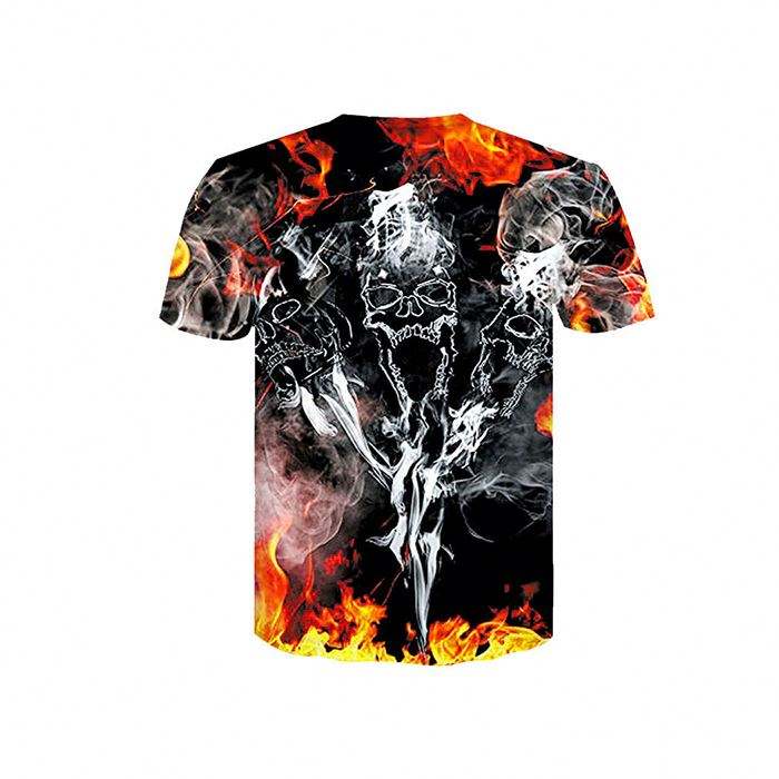 High Quality Custom Sublimation T Shirts Short Sleeve Round Neck Men's Summer Digital Printing T-Shirts