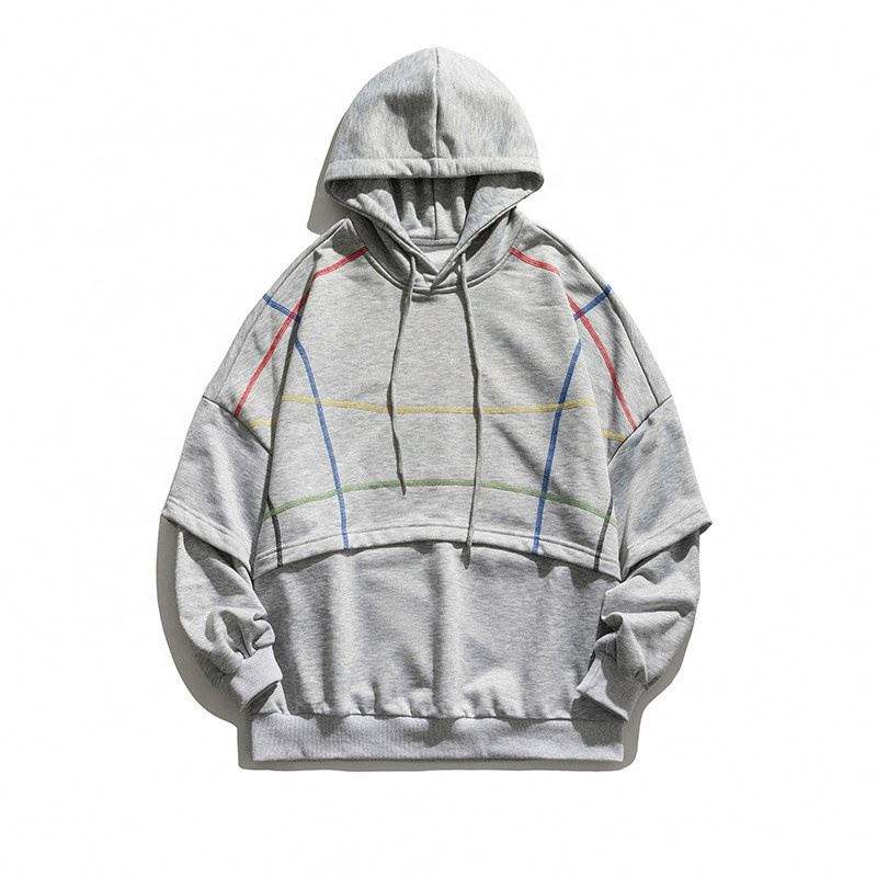 OEM proizvajalec po meri logotip veleprodajni slog uničeno raztrgano moško moško Hoodie hip hop pokvarjena luknja oblikovalca Hoodies