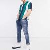 OEM Manufacturer Wholesale Fashion Mens Clothing Shirts Short Sleeve Striped Printed Customize Shirt