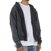 OEM Manufacturer Custom Logo Mens 100%Cotton Organic Fleece Sweatshirt High Quality Oversized Vintage Washed Zip Up Men Hoodie