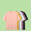 210gsm yarn tshirt t-shirt 100% coton biologique Personnaliser les tshirts lourds