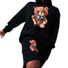 Quần short áo hoodie in nam tùy chỉnh đặt bộ đồ thể dục thể dục đàn ông