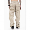Custom Mens Cargo Pants Colod Color Buckle Waist Detail Utility Pockets Men Tactical Pants