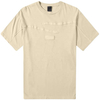 100% puuvillaa ubbed Crewneck muoti mukautetut logo miehet lyhytaikaiset ahdistuneet t-paidat