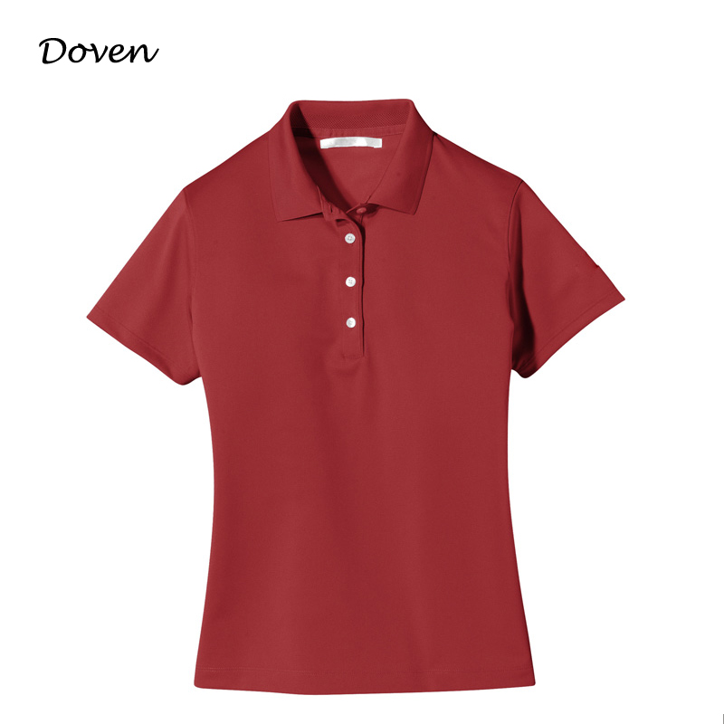 Engros damer sportsuniform slank fit polo skjorte for kvinner
